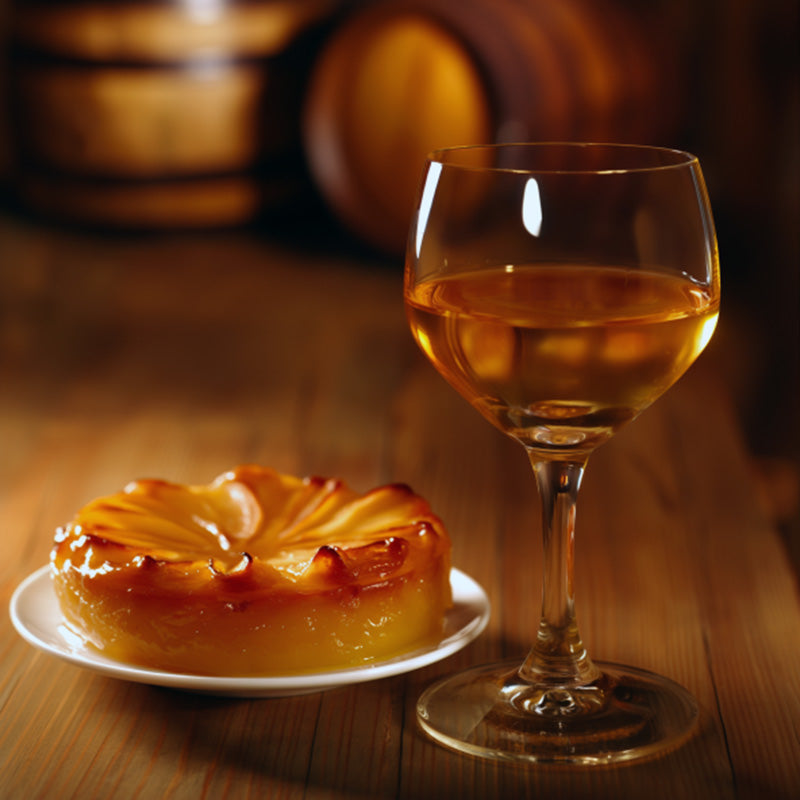 PASSIFLORA RUM BARREL-AGED MEAD paired with APPLE TARTE TATIN