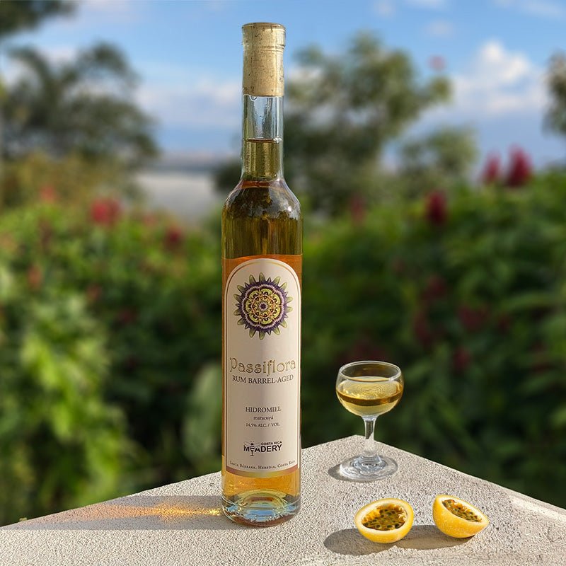 PASSIFLORA RUM BARREL - AGED - Vino de Miel - Costa Rica Meadery - Costa Rica Meadery